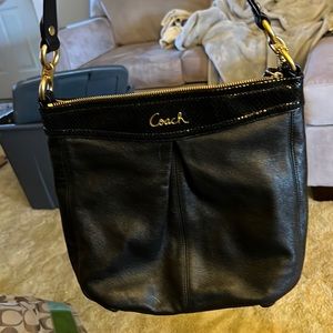 Black coach purse